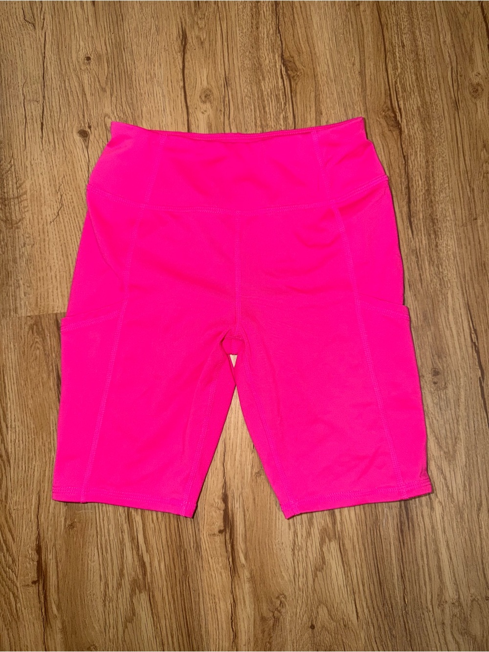 Zella Neon Pink Girls' Bike Shorts
